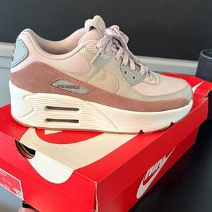 Nike Women's Air Max Sneakers - Pink and Gray